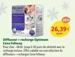 Maxi Zoo Feliway - diffuseur + recharge optimum ceva offre