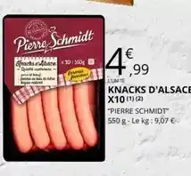 E.Leclerc Pierre schmidt - knacks d'alsace offre