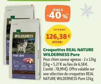 Maxi Zoo Real nature - wilderness croquettes pure offre