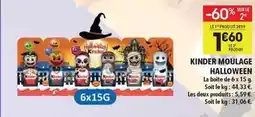 Supeco Ferrero rocher - kinder moulage halloween offre