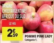 Supeco Pink lady - pomme offre