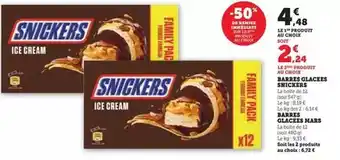 U Express Snickers - barres glacees offre