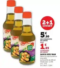 U Express Suzi wan - sauce offre