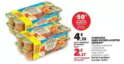 U Express Andros - compotes sans sucres ajoutes offre