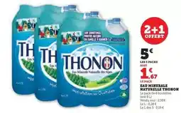 U Express Thonon - eau minerale naturelle offre