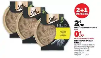 U Express Sheba - filets pour chat offre