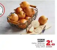 U Express Oignon jaune offre