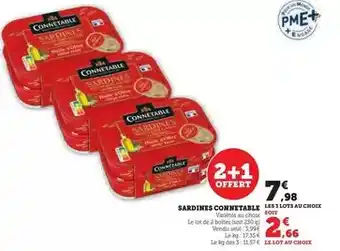 U Express Connetable - sardines offre