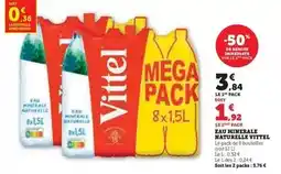 U Express Vittel - eau minerale naturelle offre