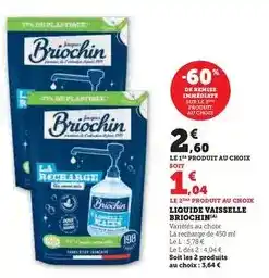 U Express Jacques briochin - liquide vaisselle offre