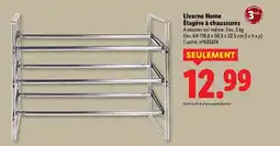 Lidl Livarno home étagère à chaussures offre