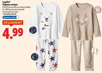 Lupilu pyjama enfant