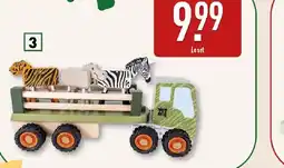 ALDI Véhicule en bois avec figurines offre