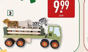 ALDI Véhicule en bois avec figurines offre
