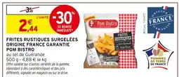 Intermarché Express Pom Bistro Frites Rustiques Surgelées offre