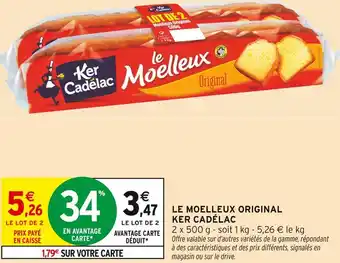 Intermarché Express Ker Cadélac Le Moelleux Original offre