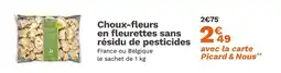 Picard PicardPICARD Choux-fleurs en fleurettes sans résidu de pesticides offre