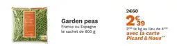 Picard PICARD Garden peas offre