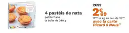 Picard PICARD 4 pastéis de nata offre