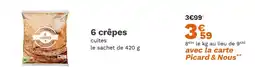 Picard 6 crêpes cuites offre