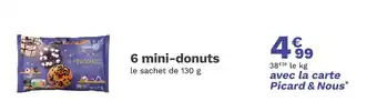 Picard PICARD 6 mini-donuts offre