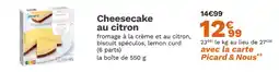 Picard PICARD Cheesecake au citron offre