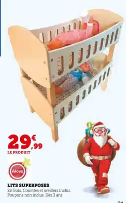 Hyper U Lits superposés offre