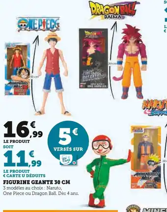 Hyper U Figurine Geante 30 cm offre
