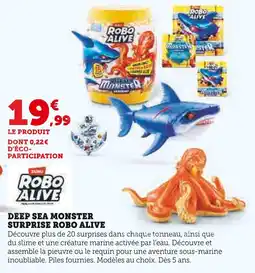 Hyper U Zuru Deep Sea Monster Surprise Robo Alive offre