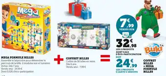 Hyper U BUKI Coffret billes + mega formule billes offre