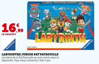 Hyper U PAT'PATROUILLE Labyrinthe Junior offre