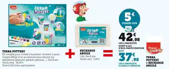 Hyper U MAPED CREATIV Terra pottery + recharge argile offre