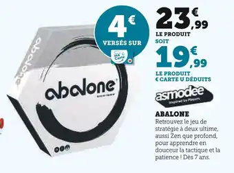 Hyper U ASMODEE Abalone offre