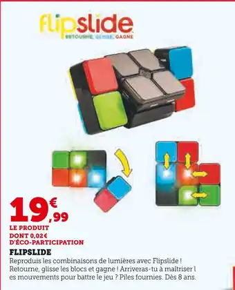 Hyper U Flipslide Jeu Flipslide offre