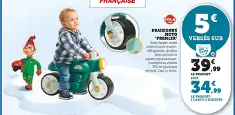 Hyper U Falk Draisienne Moto Premier offre