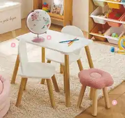 Super U Table et 2 chaises enfant offre