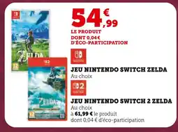 Hyper U Nintendo Jeu Nintendo Switch Zelda offre