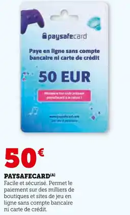 Hyper U Carte cadeau offre