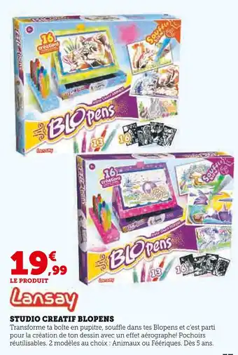 Super U Blopens Studio Créatif offre