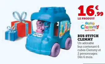 Super U CLEMMY Bus Stitch offre
