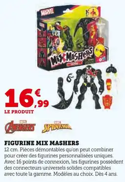 Super U Marvel Figurine Mix Mashers offre