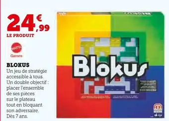 Super U MATTEL GAMES Blokus offre