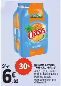 E.Leclerc Oasis - boisson saveur tropical offre