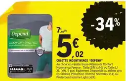 E.Leclerc Total - culotte incontinence offre