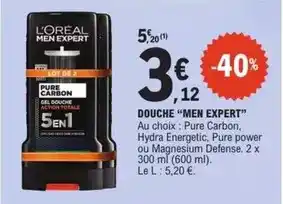 E.Leclerc L'oréal - douche offre