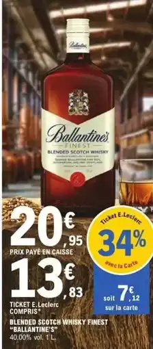 E.Leclerc Scotch - ticret leche offre