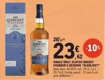 E.Leclerc Scotch - single malt scotch whisky reserve offre