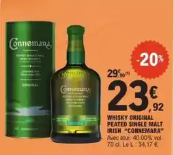 E.Leclerc Connemara - whisky original peated single malt irish offre