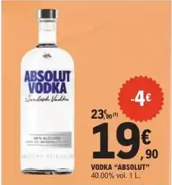 E.Leclerc Absolut - vodka offre