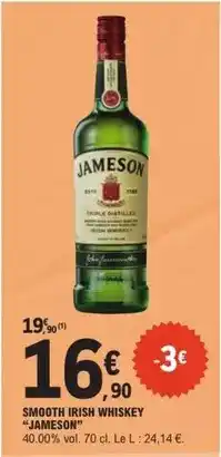 E.Leclerc Jameson - smooth whiskey offre